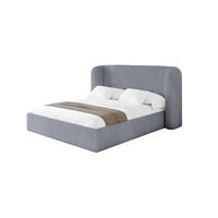 POLSTERBETT mit Bettkasten und Lattenrost, Boxbett ohne Matratze - ESTI 160x200 Grau - Grau, Holzwerkstoff/Textil (160/200cm) - ALTDECOR