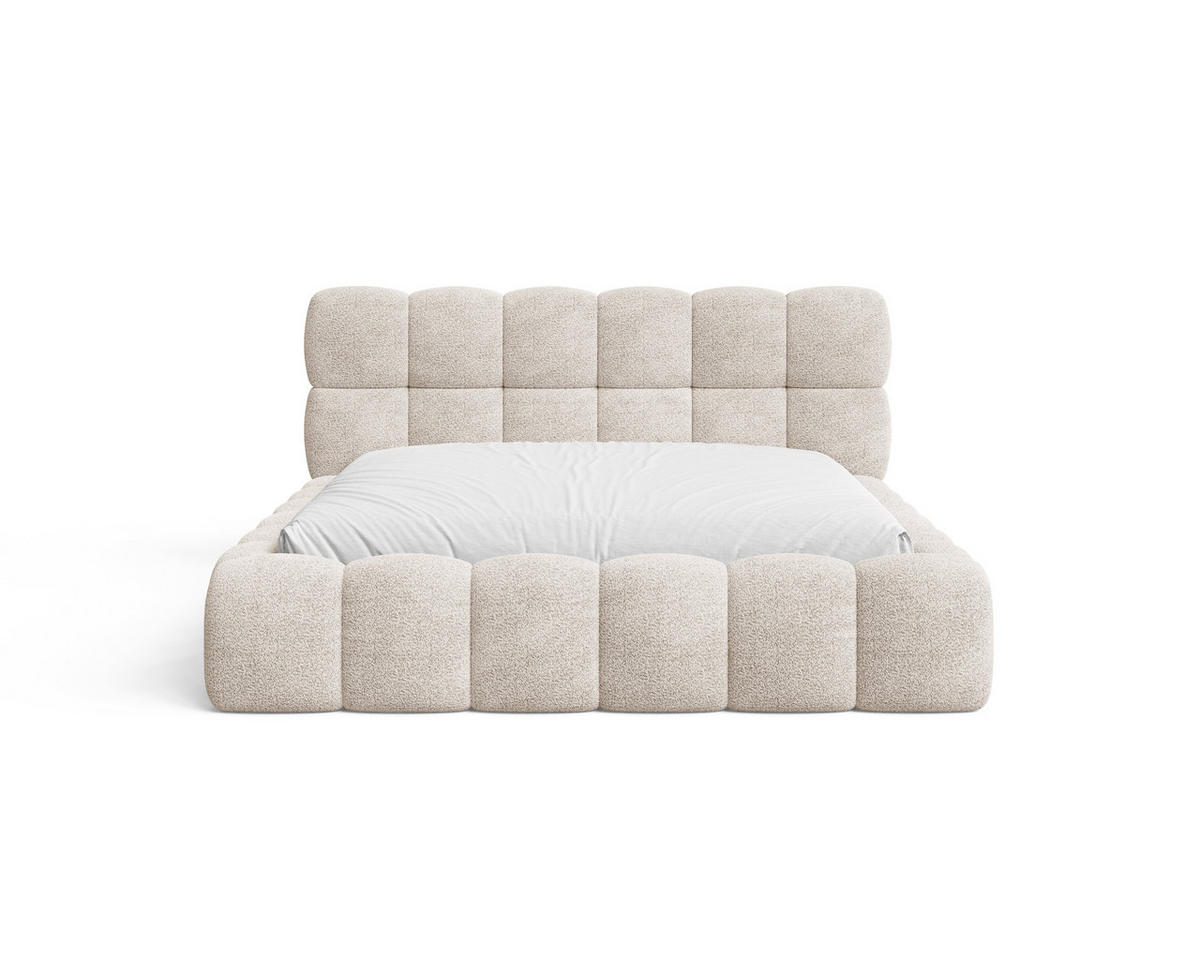 POLSTERBETT 19 - 140x200 cm – Arena – Bett mit Federmechanismus und Stauraum - Beige, Holz (140/200cm) - ROYAL24_MARKT
