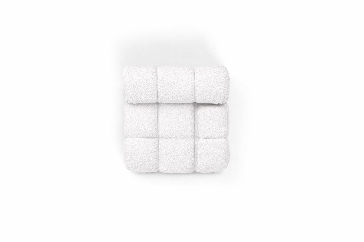 MODUL Seitlich, Für Modulares System, Stoff Abriamo, Ecru, Rechts, Selia - Ecru, Holz (95/70/95cm) - Kaiser Möbel