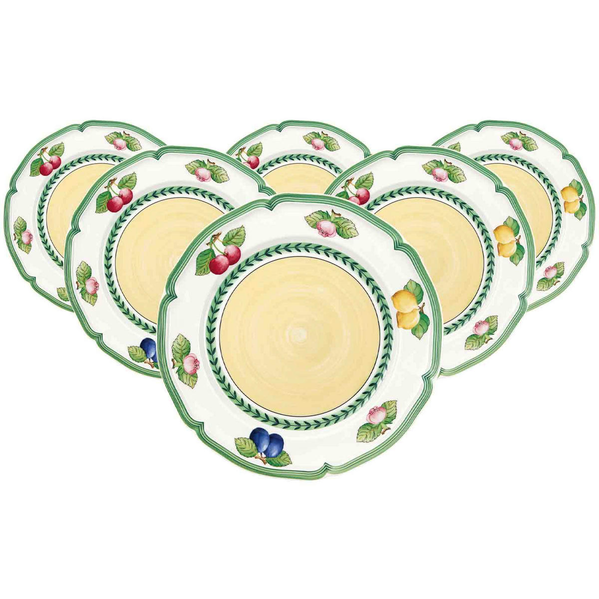 SPEISETELLER French Garden Fleurence bunt ø 26,7 cm 6er Set - Multicolor, Keramik (26.5cm) - Villeroy & Boch