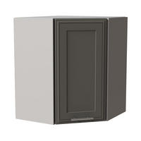 ECKHÄNGESCHRANK Salo W10/60 Dust Grey Matt / Grau 60 / 60 / 72cm - Grau, Holz/Holzwerkstoff (60/72/60cm) - Feldmann-Wohnen