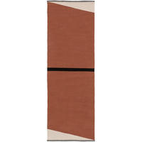 BAUMWOLLTEPPICH Lenny Terracotta 70x200 cm - Terra cotta, Textil (70/200cm) - benuta Pop