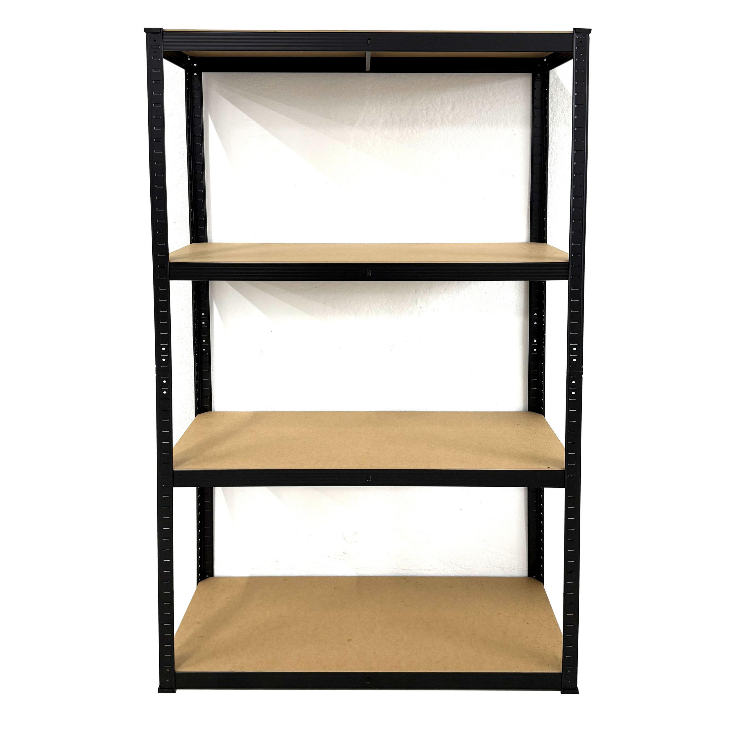 SCHWERLASTREGAL 90x40x180cm - Schwarz, Metall (90/180/40cm) - QUICK STAR