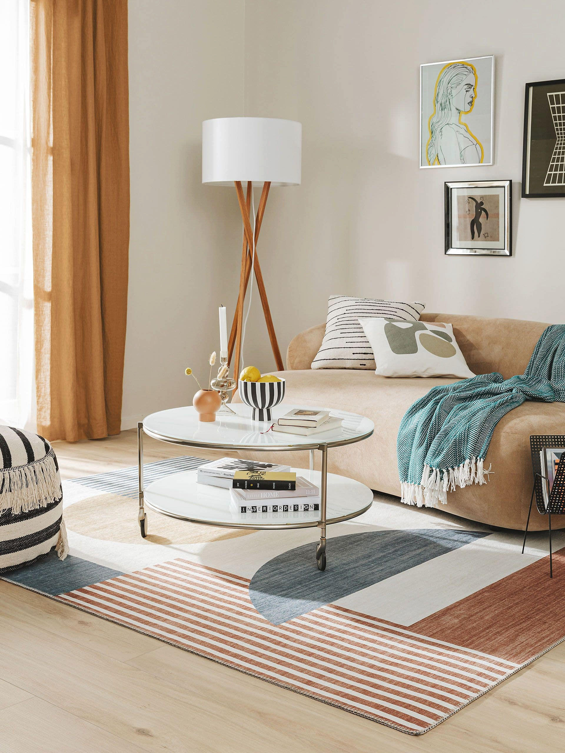 TEPPICH Laury Multicolor 120x170 cm - Multicolor, Textil (120/170cm) - benuta Pop