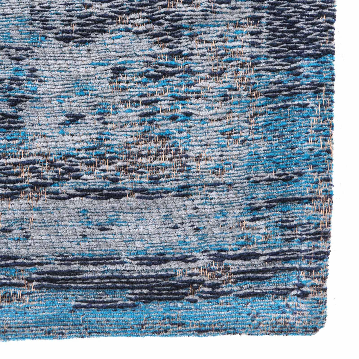 TEPPICH In-/Outdoor Flachgewebe GREY TROPICO Blau 240 x 340 cm - Blau, Textil (240/340cm) - Novatrend