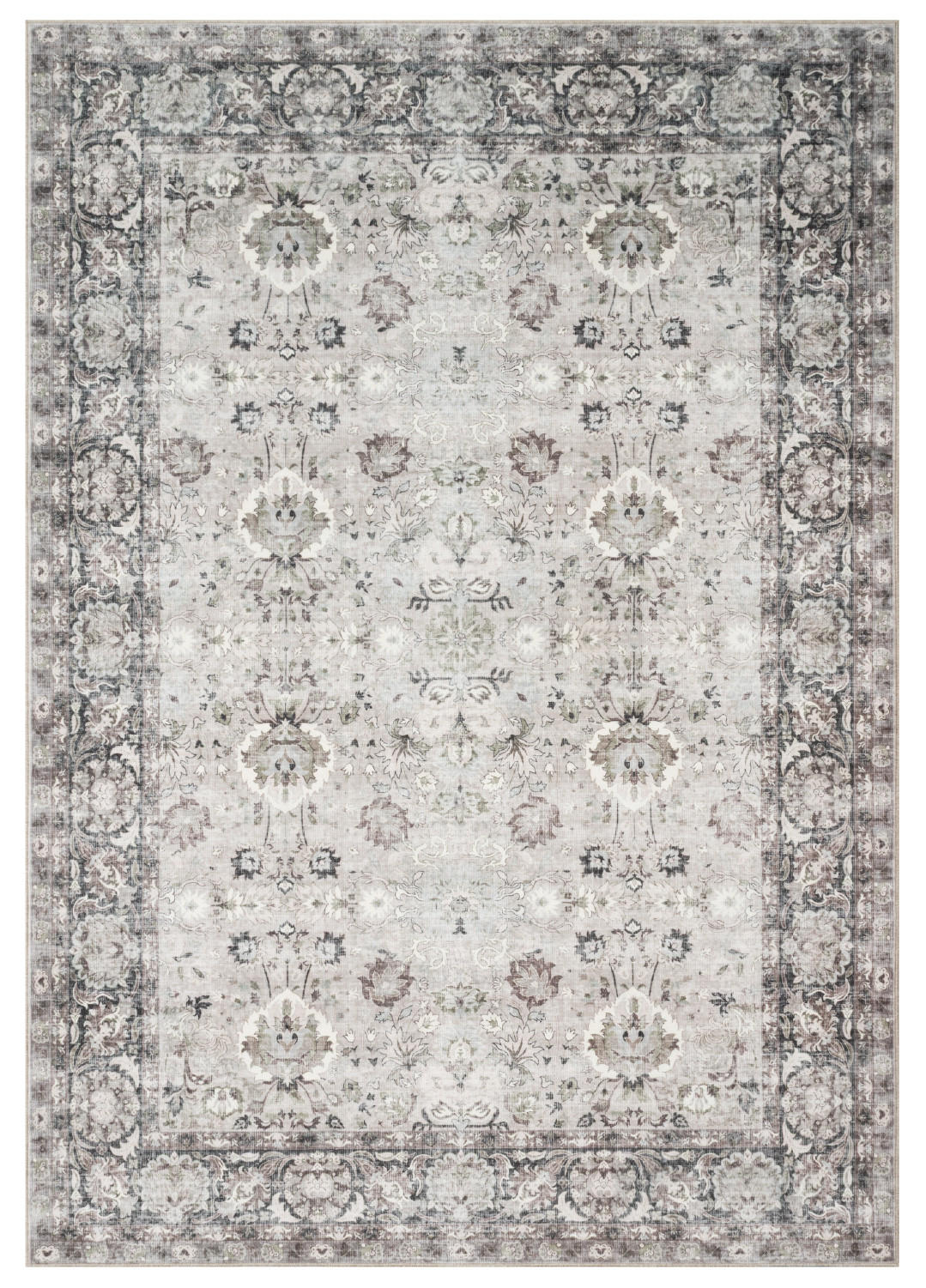 TEPPICH ISPAHAN Grau 80/150 cm - Grau, Textil (80/150cm) - Tapiso
