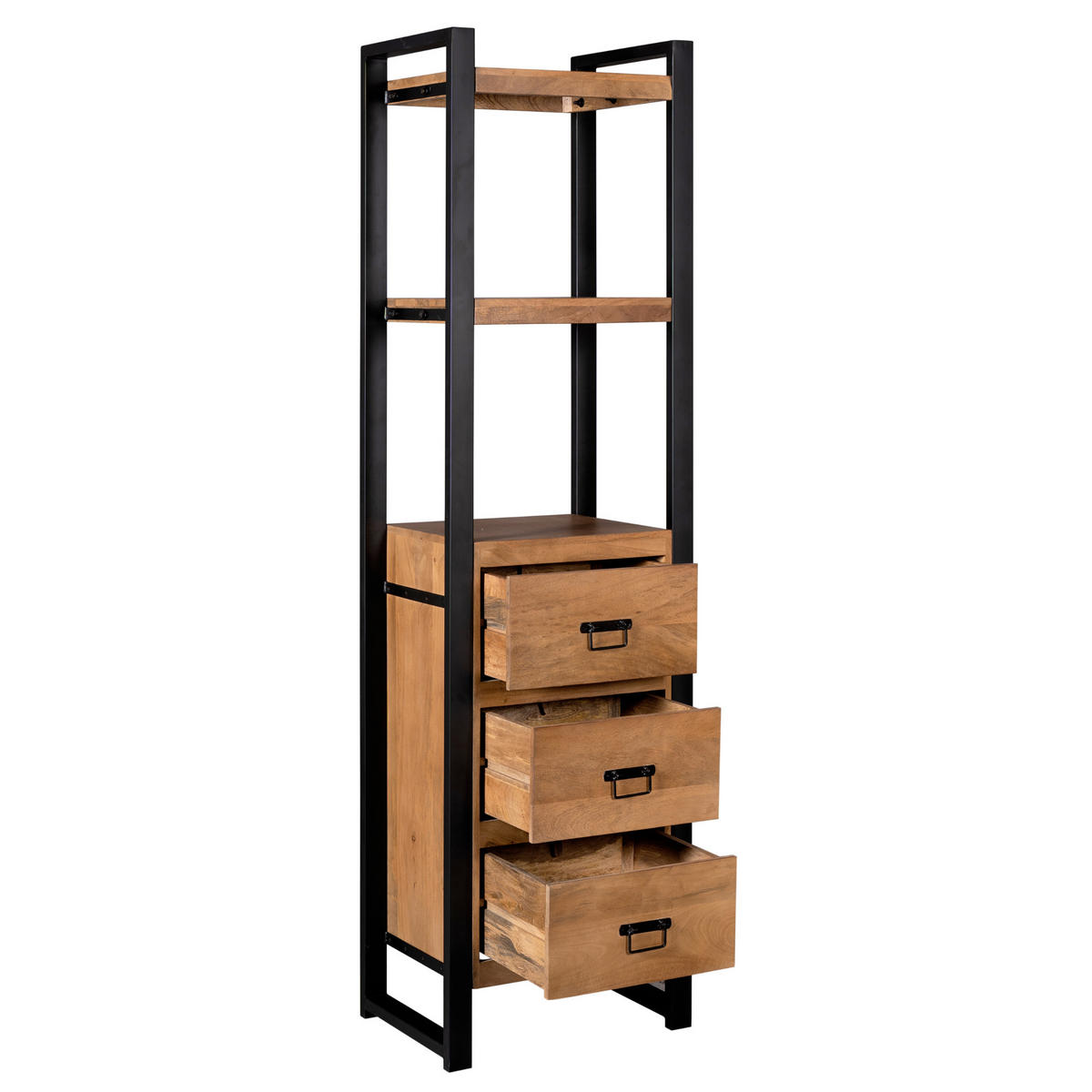BÜCHERREGAL Boaz Braun 40/55/200 cm - Braun, Holz (55/200/40cm) - Starfurn