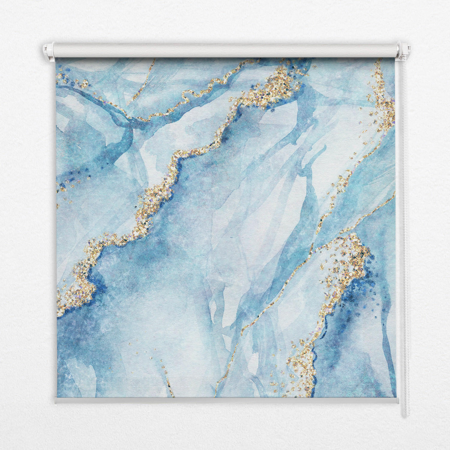 TULUP VNITŘNÍ roleta - okenní roleta - roleta - 100x100 cm - Modrý mramor