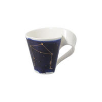 TASSE WAAGE NewWave Stars weiß-blau 300 ml - Blau/Weiß, Keramik (0.3L) - Villeroy & Boch