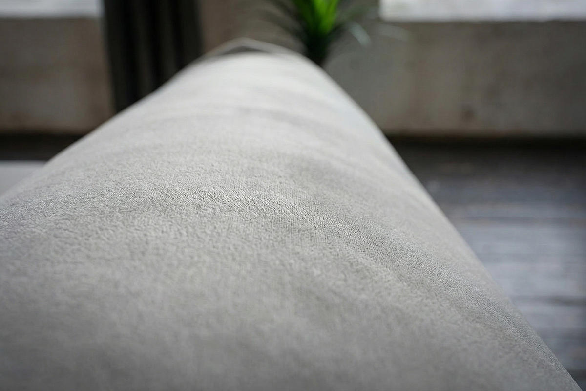 SCHLAFSOFA CANE Grau Webstoff - Schwarz/Grau, Textil/Metall (210/80/100cm) - KAWOLA