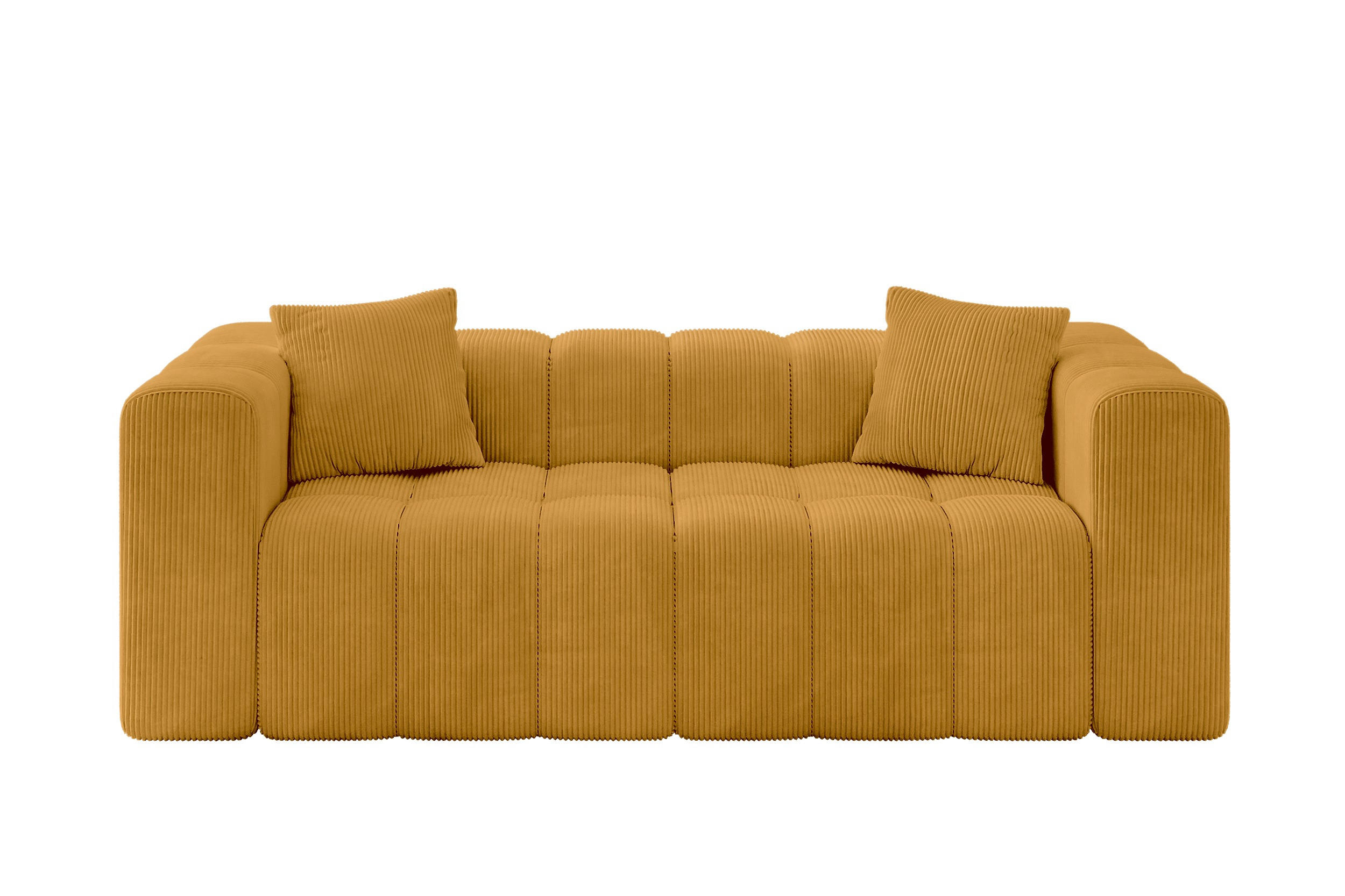 Altdecor Sofa Currygelb 232x71x90 cm