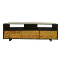 TV-SCHRANK mit Schubladen NESCA I - Eichefarben, Holz (140/45/40cm) - Rawood Furniture
