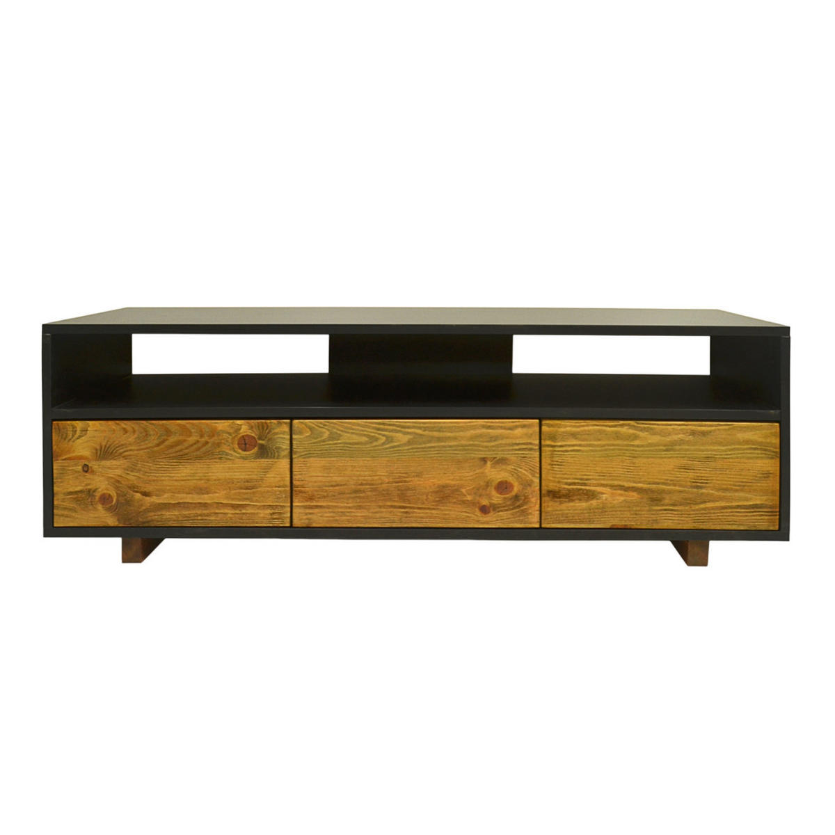 TV-SCHRANK mit Schubladen NESCA I - Eichefarben, Holz (140/45/40cm) - Rawood Furniture