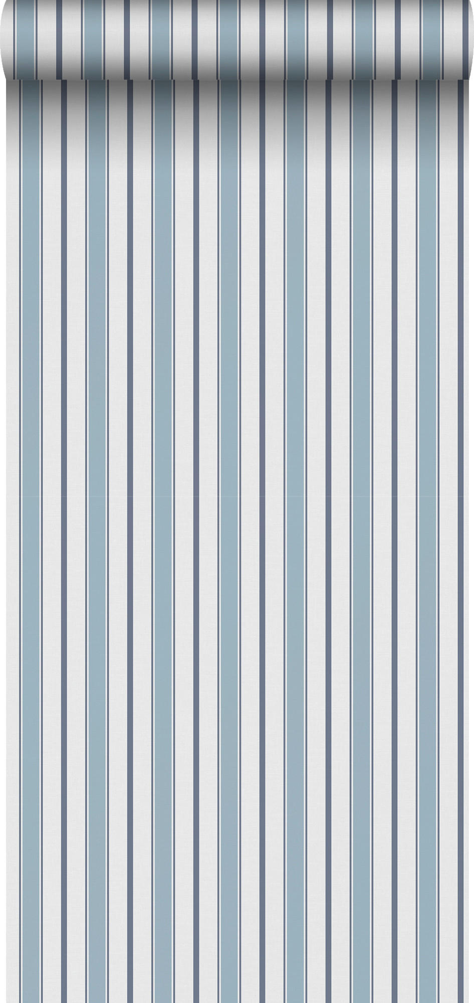 TAPETE Streifen 53 cm x 10.05 m - Blau, Papier (53/1000cm) - Sanders & Sanders