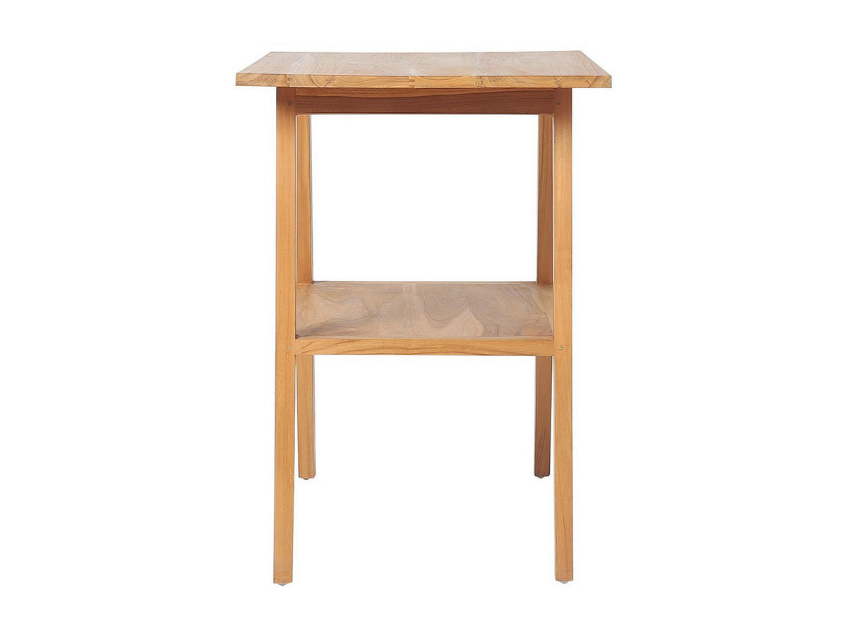 WASCHBECKENUNTERSCHRANK - Teakholz - 80 cm - BOBOTSARI - Naturfarben, Holz (80/76/55cm) - Vente-Unique