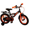 KINDERFAHRRAD Thornbike - Jungen - 14 Zoll - Rücktritt + Handbremse - Schwarz/Orange - Schwarz/Orange, Metall (46cm) - TPFSports