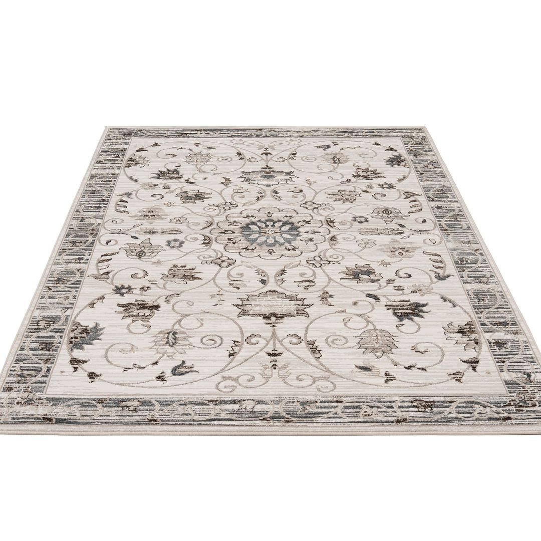VINTAGE-TEPPICH Antares Eshana Beige - Beige, Textil (160/231cm) - Kukoon Rugs