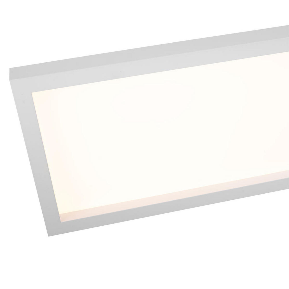 LED DECKENPANEL Weiß eckig - Weiß, Kunststoff (58.2/20.2/4.1cm) - Briloner