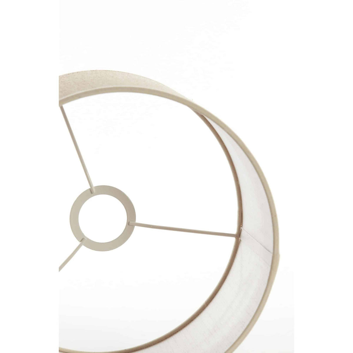 LAMPENSCHIRM Sendai Braun Ø25/18 cm - Braun, Textil (25/25/18cm) - Light & Living