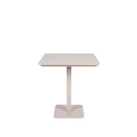 BISTROTISCH Vondel Garten 71x71 cm Weiß - Weiß, Metall (71/71/75cm) - Zuiver