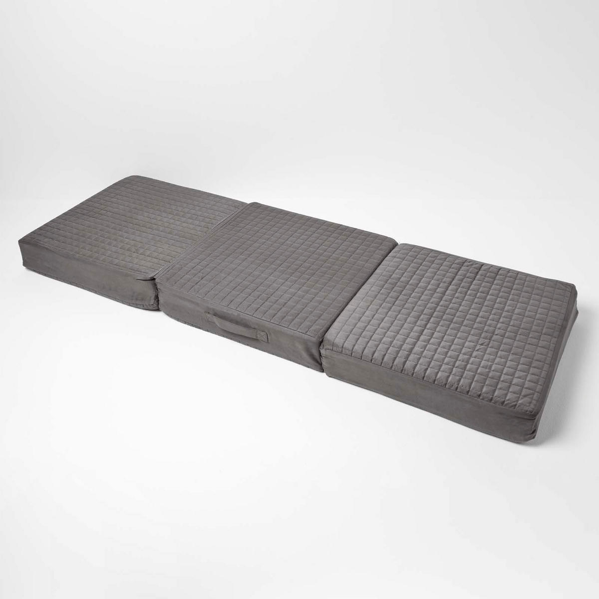 SOFA-AUFLAGE Velours grau 150/50/10 cm – langes Sitzkissen orthopädisch - Grau, Textil (150/50/10cm) - Homescapes