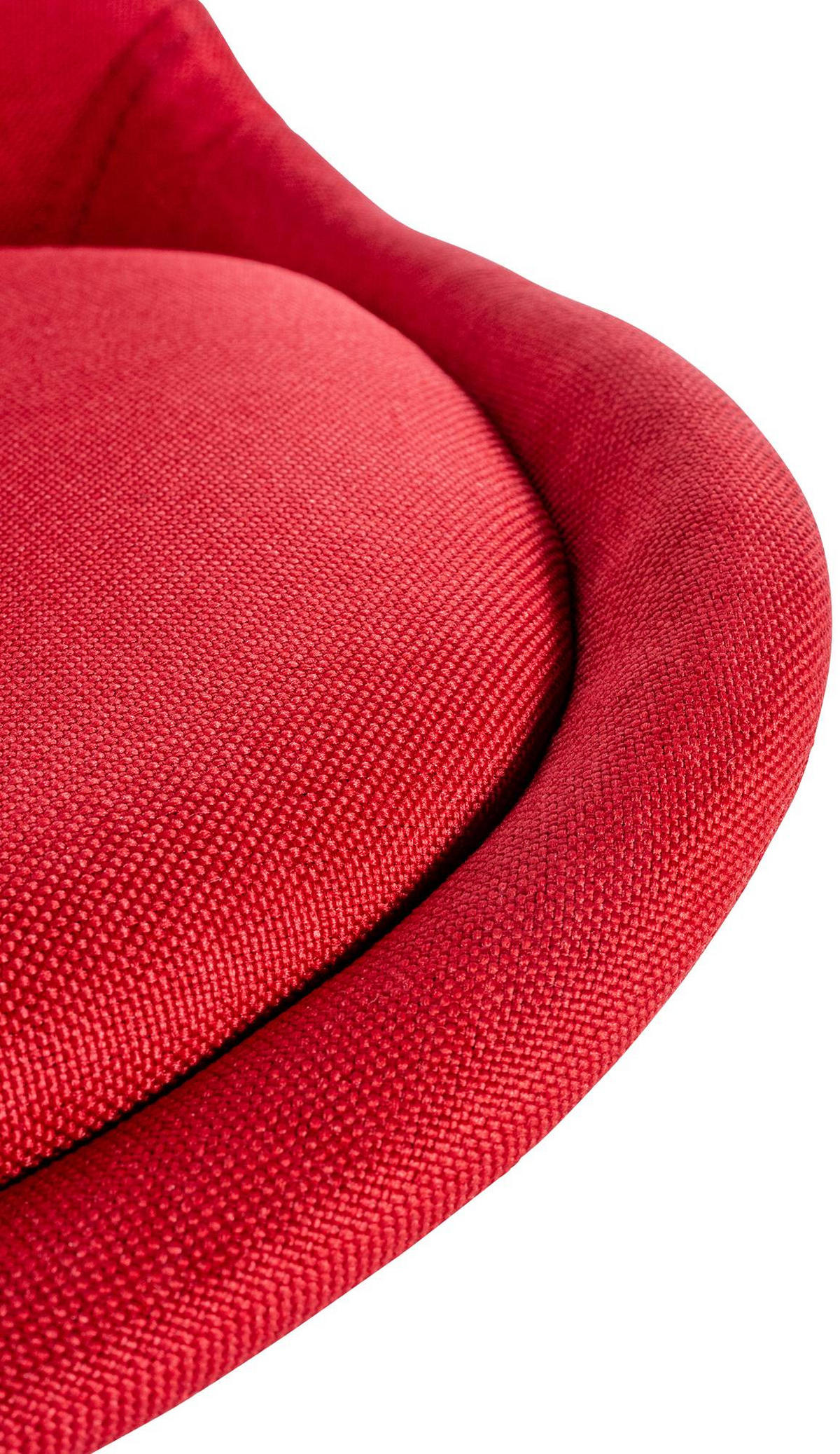 STUHL Stoff rot - Eukalyptusholzfarben/Rot, Holz/Textil (48/81/54cm) - CLP