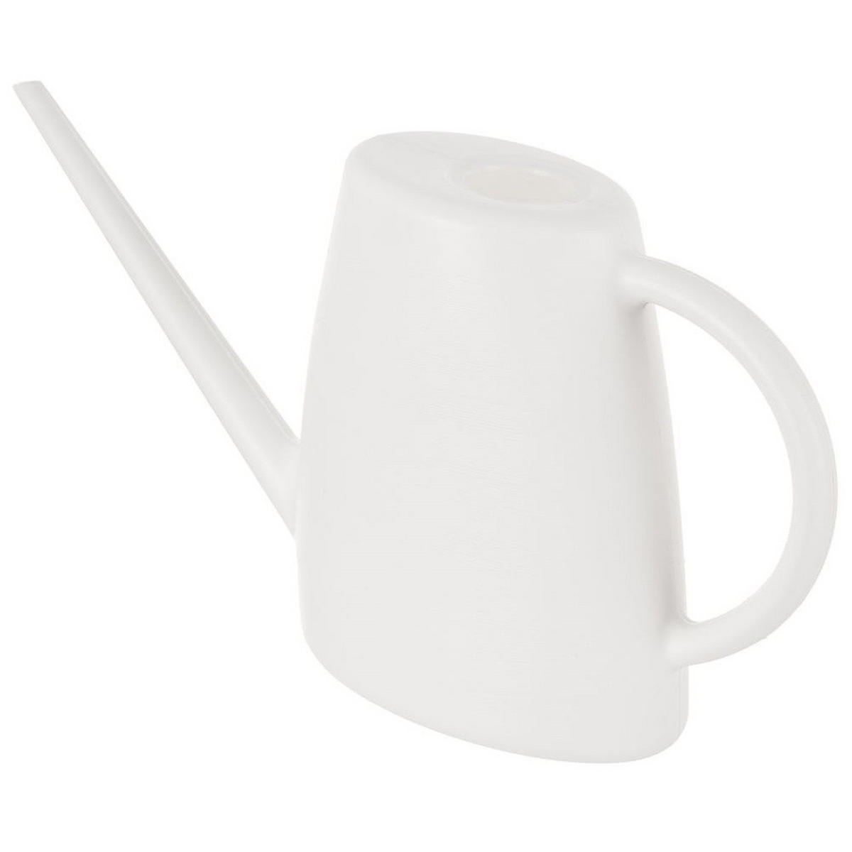 GIESSSKANNE langer Ausguss 1,6 l Weiß - Weiß, Kunststoff (8.5/19/37cm) - Orion 
