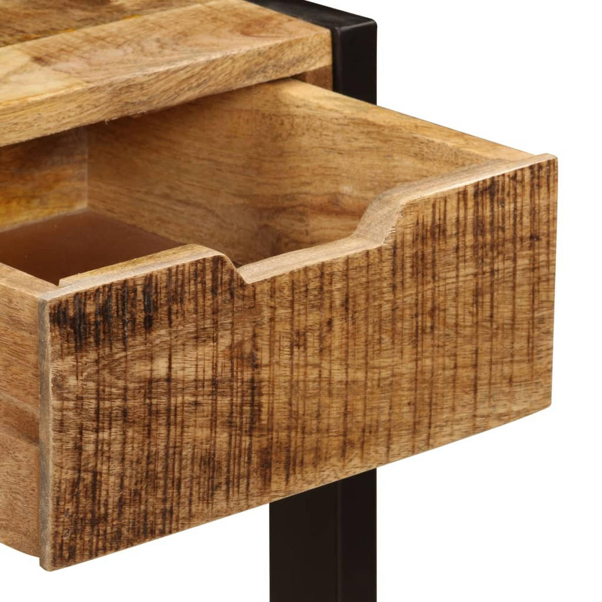 SIDEBOARD Mit 3 Schubladen 110/35/75 Cm Massivholz Mango - Braun, Holz (35/75/110cm) - vidaXL