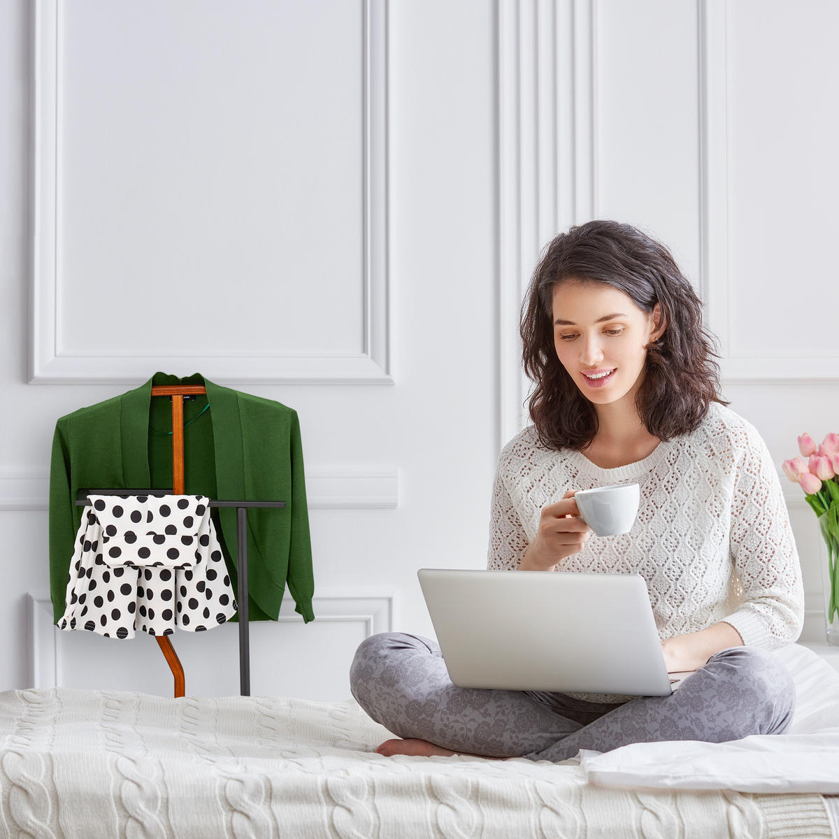 HERRENDIENER - Multicolor, Holzwerkstoff/Metall (45.5/106.5/20cm) - Relaxdays