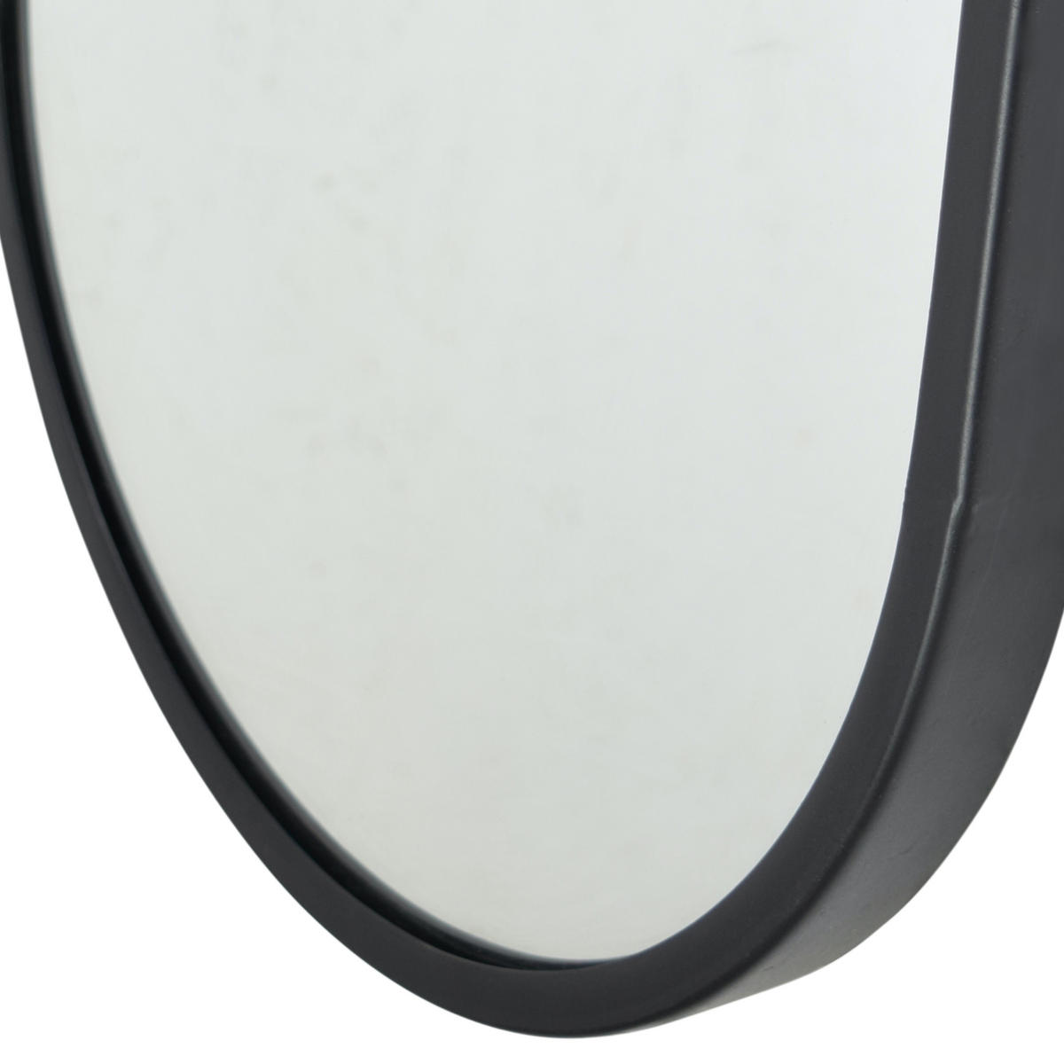 WANDSPIEGEL Avri Schwarz - Schwarz, Metall (30/80/4cm) - LOFT42