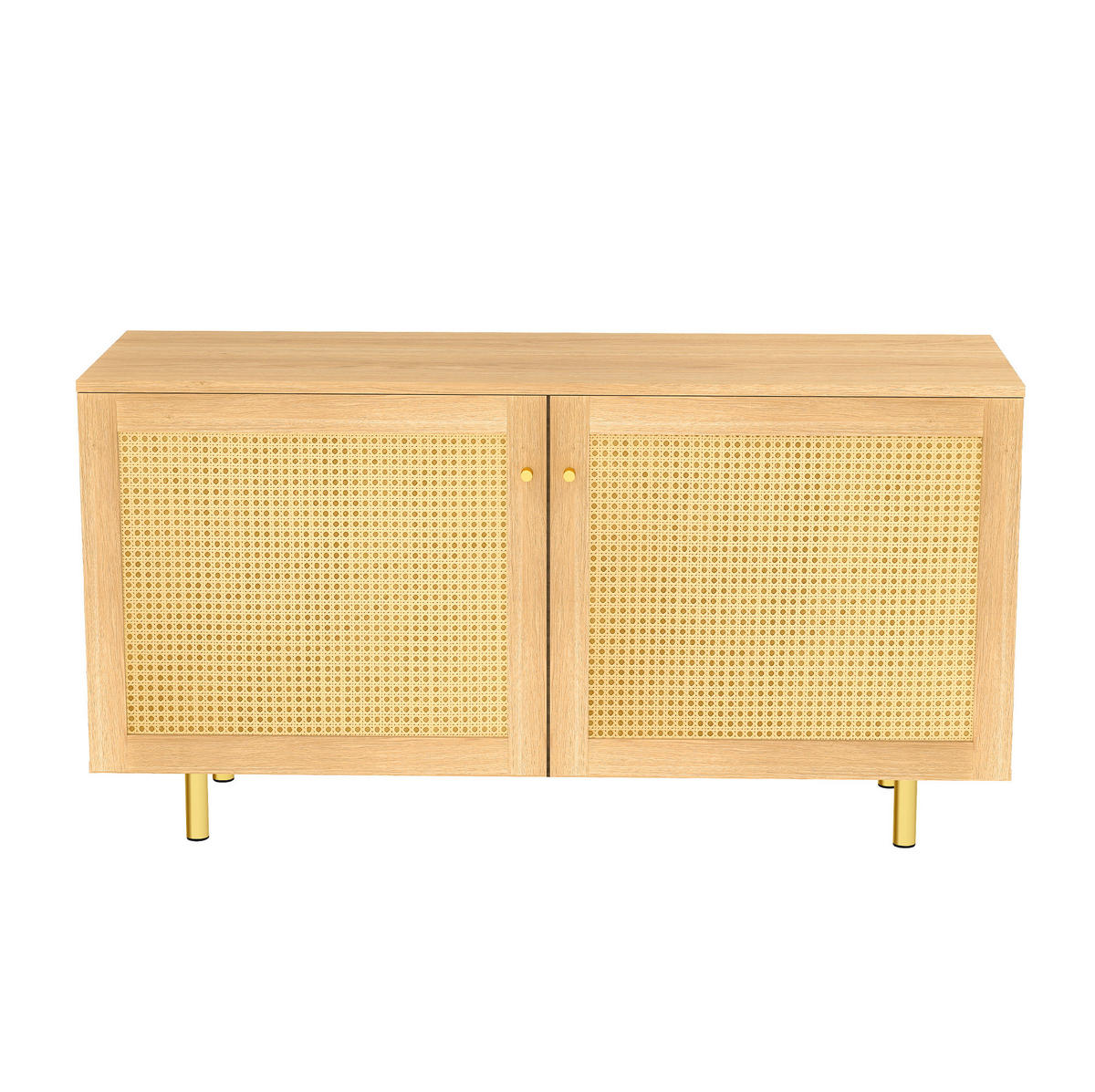 SIDEBOARD 120/40/63 cm Natur aus MDF mit Rattangeflecht - Naturfarben, Holzwerkstoff (40/63/120cm) - OKMYHOME