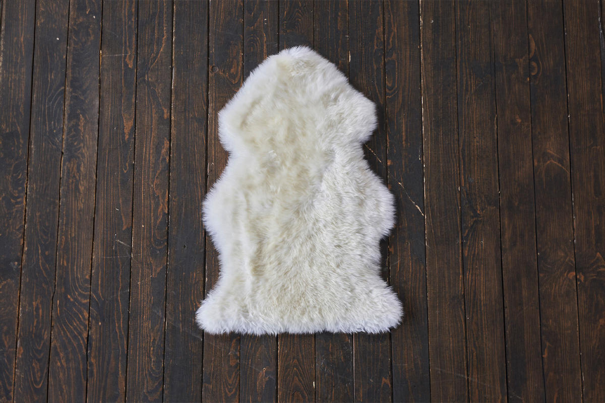 FELL CALEBRE Cremeweiß - Creme, Textil (60/95cm) - KAWOLA