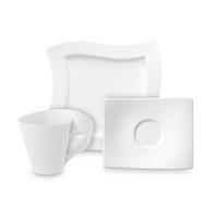 KAFFEE SET NewWave weiß 12-tlg. - Weiß, Keramik (19.7/32.4/34.8cm) - Villeroy & Boch