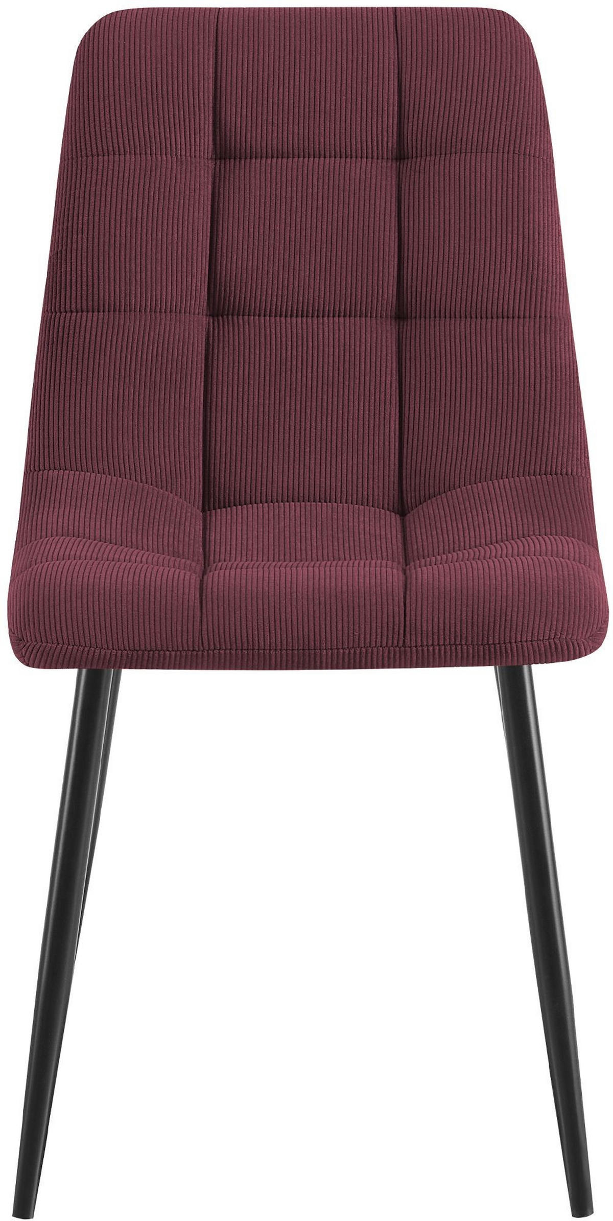 ESSZIMMERSTUHL Tilde 84x45x55 bordeauxrot - Bordeaux, Textil (45/84/55cm) - furnicato