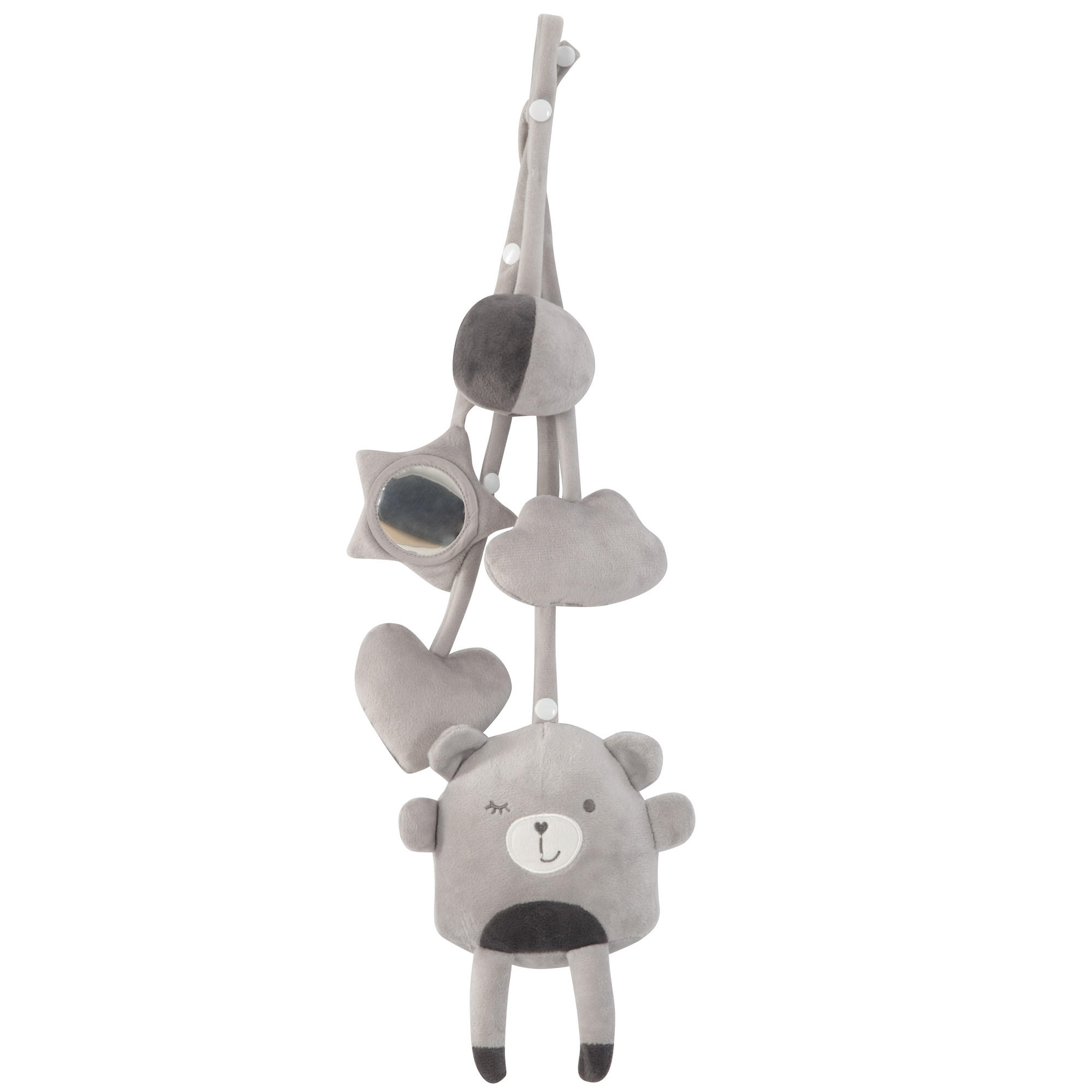 SPIELTRAPEZ mit Anhängerset roba Style grau - Multicolor, Holz (69/52/51.5cm) - Roba