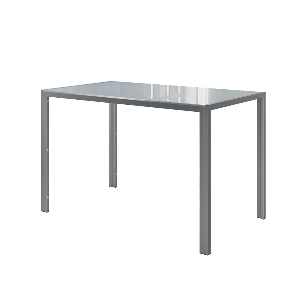 ESSTISCH Grand Grau 120 x 75 cm - Grau, Glas (70/120/75cm) - Vicco
