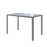 ESSTISCH Grand Grau 120 x 75 cm - Grau, Glas (70/120/75cm) - Vicco