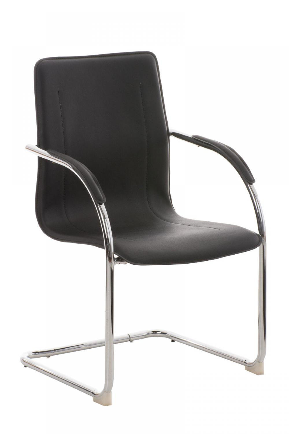 SCHWINGSTUHL Lederlook schwarz - Schwarz, Textil/Metall (56/94/52cm) - CLP