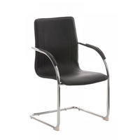 SCHWINGSTUHL Lederlook schwarz - Schwarz, Textil/Metall (56/94/52cm) - CLP