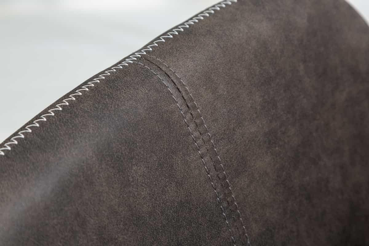 STUHL MUSTANG Microfaser Grau 80 cm - Schwarz/Grau, Textil/Metall (57/77/61cm) - riess-ambiente