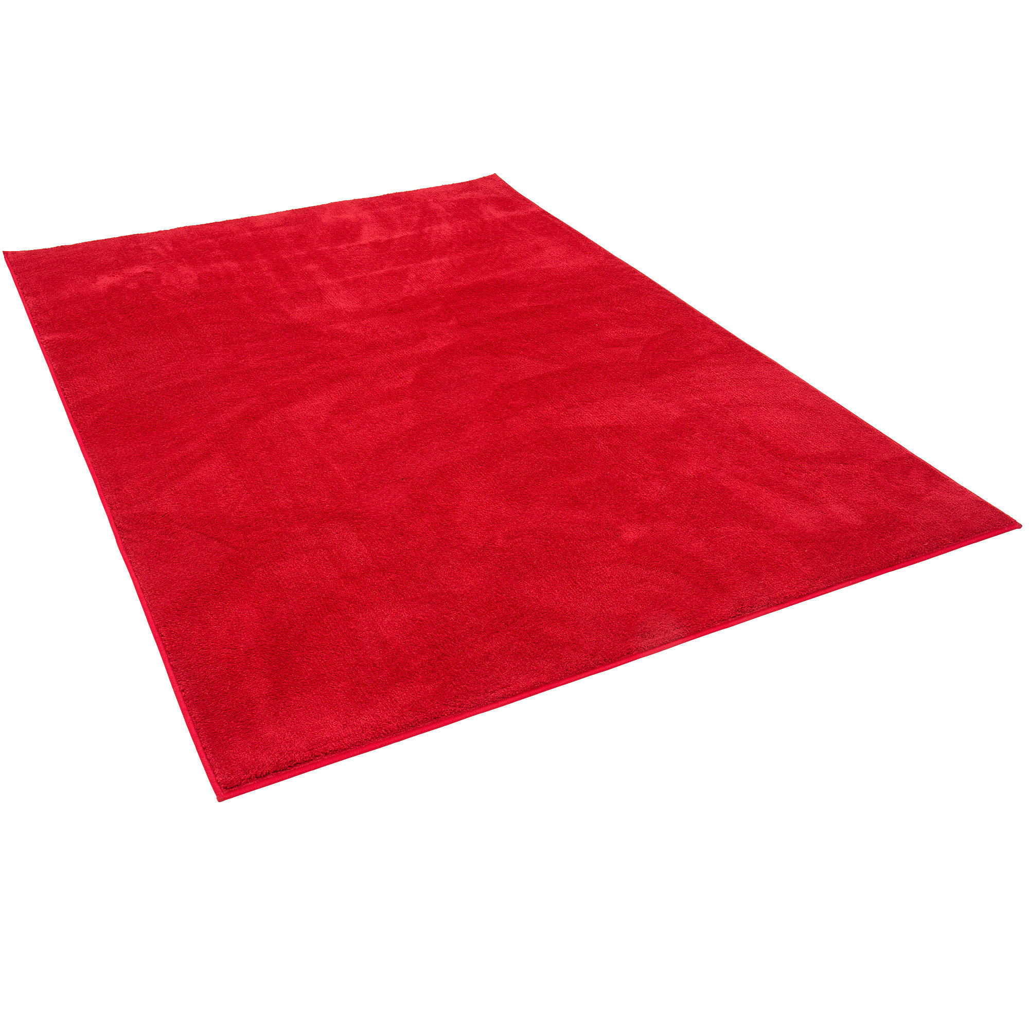 Thumbnail - Snapstyle Luxus, Rot, Textil, 80x160 cm, Teppiche & Böden, Teppiche, Hochflorteppiche & Shaggys