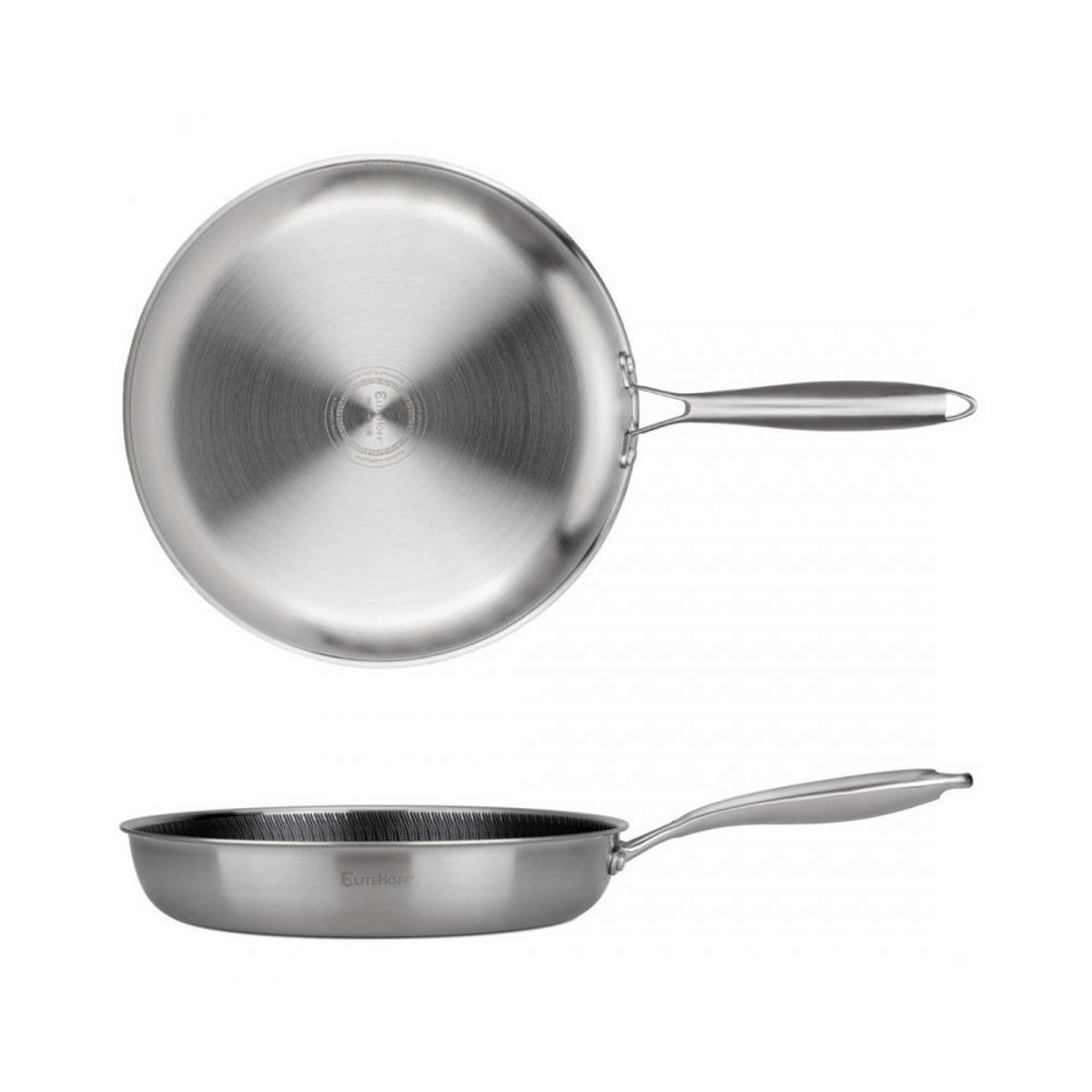 BRATPFANNE 62961 - Silberfarben, Metall (30cm) - Elitehoff