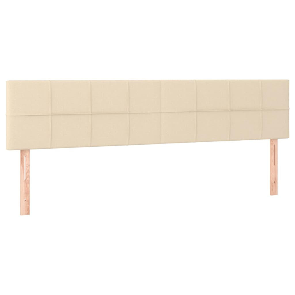 vidaXL Kopfteile Creme 5x88x180 cm