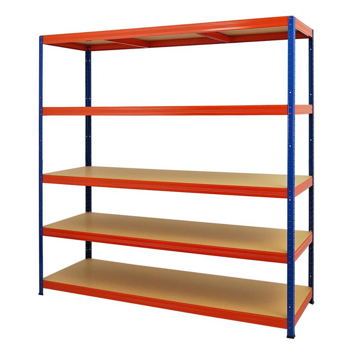 SCHWERLASTREGAL Giant Elephant 180x180x60 cm Fachlast 200 kg Blau-Orange - Orange, Metall (180/180/60cm) - PROREGAL