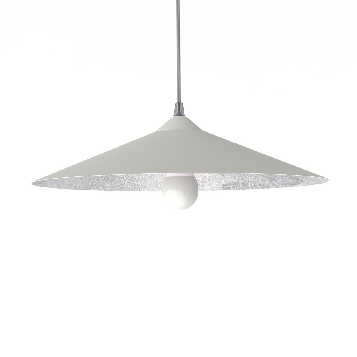 HÄNGELEUCHTE - Weiß, Metall (40/40/10cm) - Lumicom