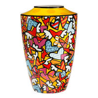 VASE Romero Britto - All we need is Love, Porzellan, Bunt, 41 cm - Multicolor, Keramik (41cm) - Goebel