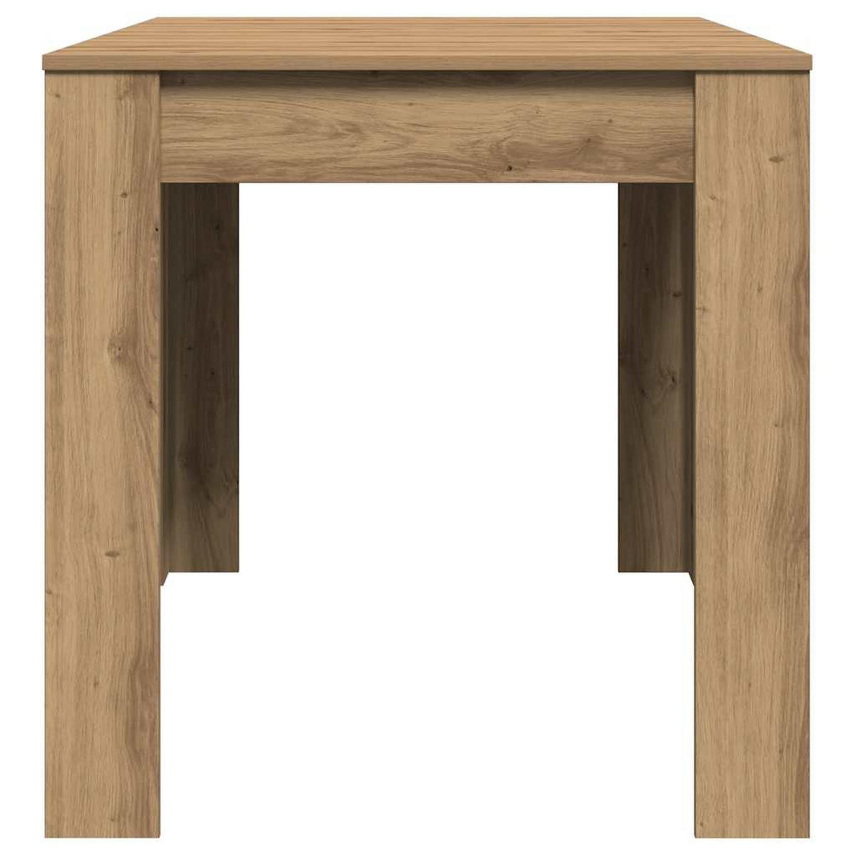 ESSTISCH Artisan-Eiche 140/74,5/76 Cm Holzwerkstoff - Hellbraun, Holzwerkstoff (140/74.5/76cm) - vidaXL
