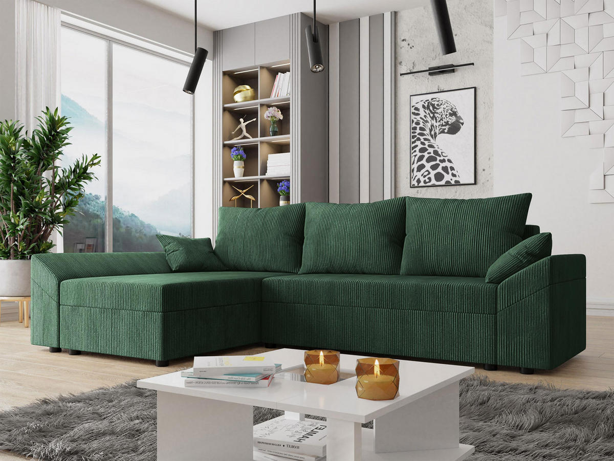 COLTAR Dante L Reiat - verde/negru, material plastic/material textil (240/140cm) - MIRJAN24