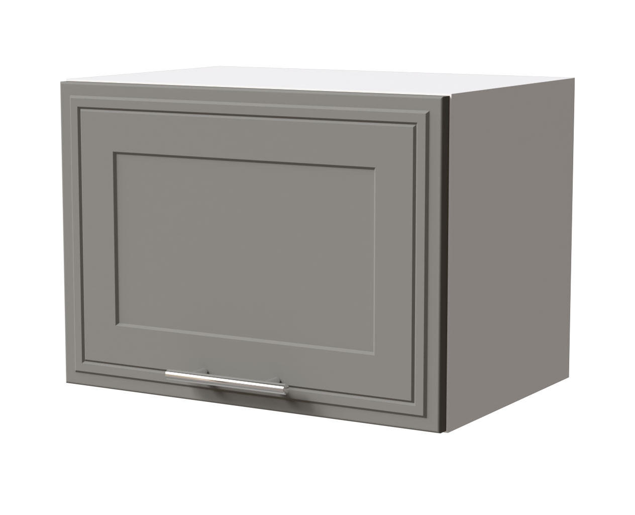 KLAPPHÄNGESCHRANK Salo W4B/50 Weiß / Dust Grey Matt 50 / 32,5 / 36cm - Weiß/Grau, Holz/Holzwerkstoff (50/36/32.5cm) - Feldmann-Wohnen
