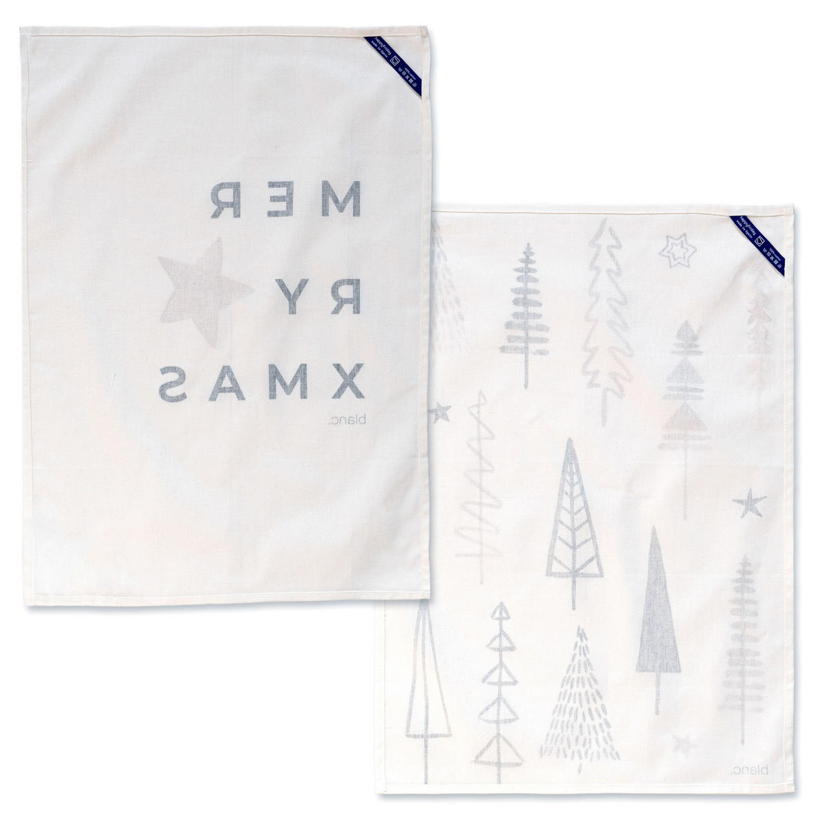 GESCHIRRTUCH (2 tlg) copse 70x50 cm mehrfarbig - Multicolor, Textil (70/50cm) - Happy Friday